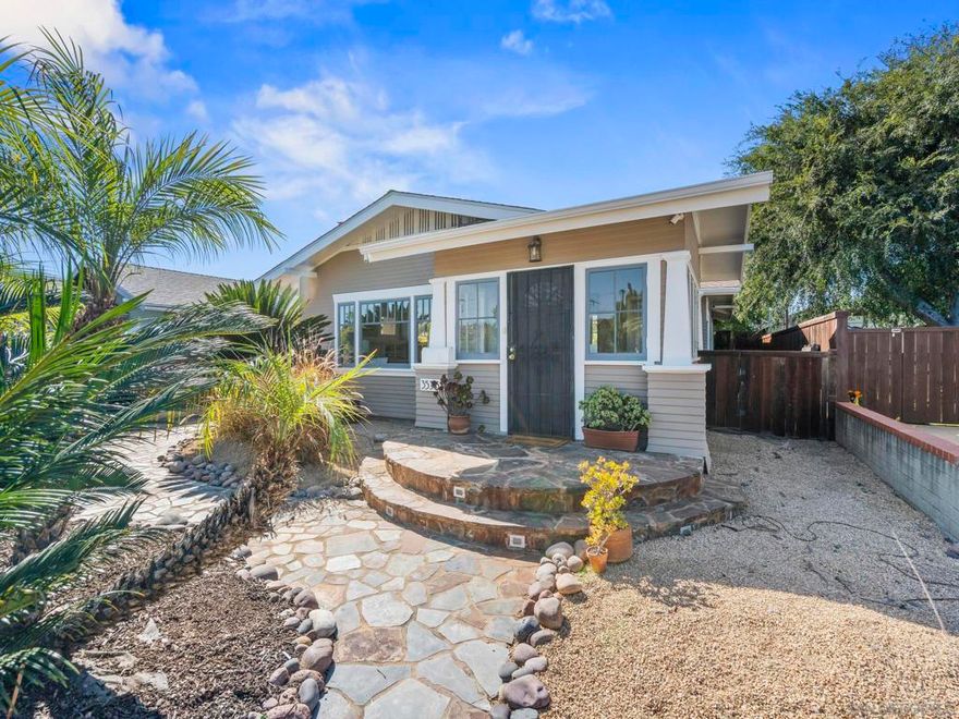 You’ve been searching…  I know you have…  San Diego is such a wonderful livable city, but you still yearn for that perfect blend of city convenience and an abundance of greenspace to live and breathe in the fresh air. Welcome to Morley Field. An urban oasis where nature and community intertwine seamlessly. Even better, welcome home to legacy craftsman architecture that has been brilliantly expanded and adapted for today’s living. The location is storybook perfect, just a short block to Balboa Park. Curb appeal flows with romance and beauty. The interior features hardwood floors, spacious rooms, remodeled kitchen and baths, a wonderful primary suite, and guest quarters. The exterior offerings include large yard, deck and outdoor living room setup with a big built in pergola. *See Supplement for Details*  This home is welcoming in all spaces. From the beautifully landscaped front yard to the sundrenched entry room foyer, you will feel warm and at home from the moment you enter. The living room, with large centerpiece fireplace, and the spacious light-filled dining room both feature craftsman details and are ideal for intimate or larger scale entertaining. They flow directly into a modern remodeled kitchen, which boasts excellent workspaces, beautiful granite counters, Thermador range, and plenty of cabinetry and storage. The LG laundry set up is just off the kitchen with a direct access to the side yard outdoor living spaces. The spacious 2nd and 3rd bedrooms are perfect, and both feature generous closet space. The real highlight of the home must be the amazing primary suite, though. It is a large, beautiful room which opens out through French doors onto the deck and backyard. There is a dramatic gas fireplace, and the suite features dual large-scale wardrobes. No more dibs on which closet is better. Here, there is plenty for everyone! This type of en-suite bath is rarely encountered in craftsman homes like this. It features a deep spa jet tub and an oversized shower with dual shower heads so you can bask in the luxury! Morley Field is North Park's lush and bustling backyard. As part of the vast Balboa Park, this multi-faceted complex is more than a sports destination, it's a vibrant tapestry of greenery, activity, and shared moments. It simply pulses with the energy of San Diego life. It’s where athletes compete on tennis courts, where kids learn to swim at the historic Bud Kearns Memorial Pool, and where cyclists race around the velodrome. Amidst all the action, friendly locals and visitors alike create a welcoming, communal atmosphere. From the early morning disc golfer to the afternoon picnicker, here is a place where every corner tells a story of an active, sun-kissed San Diego day!
