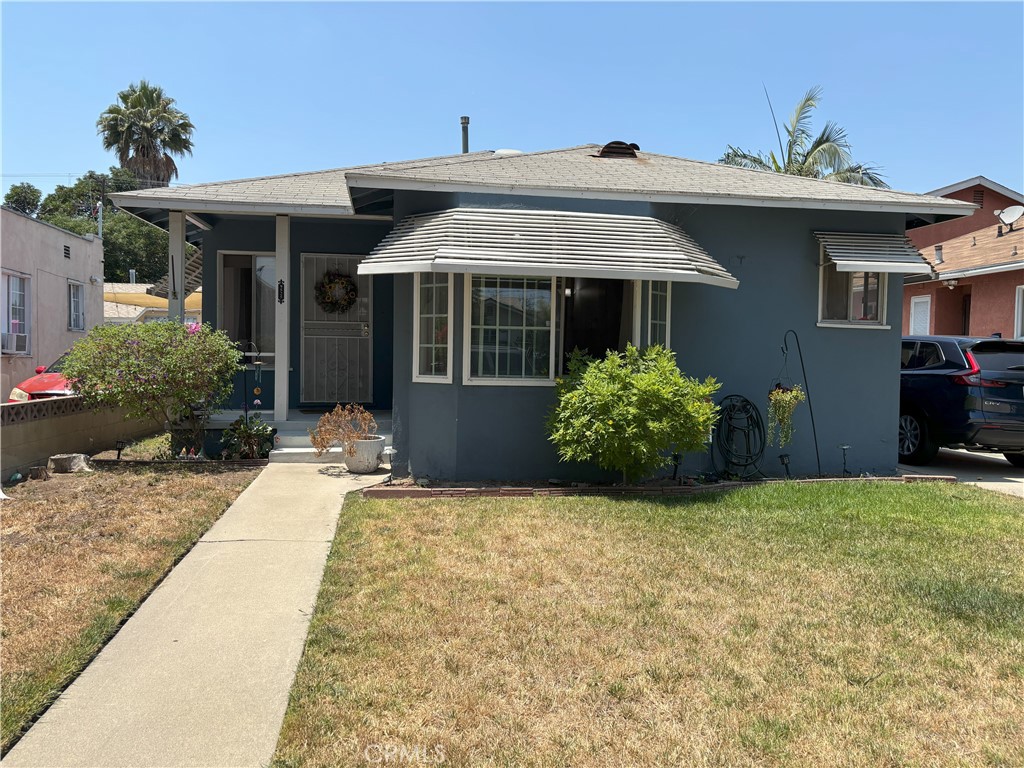 Welcome to this cozy 2-bedroom, 1-bath home located on a picturesque tree-lined street. Offering 943 sqft of living space on a generous 5,633 sqft lot, this property includes a bonus bedroom (buyers to verify permits) providing added flexibility for your needs. The recently renovated bathroom adds a fresh touch, while the rest of the home offers a great opportunity for buyers to bring their vision and a little TLC to make it their own. A long driveway accommodates 3-4 to cars and leads to a detached 2-car garage, offering ample parking and storage. Enjoy the spacious backyard, ideal for outdoor entertaining or future expansion. Perfect potential for an ADU (accessory dwelling unit). Don't miss out on this hidden gem with tons of upside in a desirable neighborhood.
