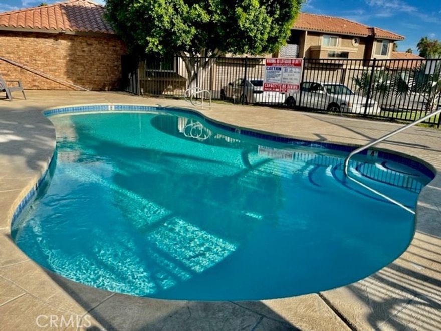 This 10-unit condo-style apartment complex was recently renovated The exterior of the property was completely remodeled with new exterior paint, all-new landscaping, a remodeled pool area, BBQ area, laundry facilities, upgraded Air Conditioning, and new windows. The parking lot was resurfaced, new exterior lighting and security camera system. The unit has just been completely renovated with all new appliances including a refrigerator, microwave, stove, and dishwasher.  Wood floors, new paint, new blinds, and new hardware and ceiling fans. Unit is available for yearly lease or longer. This unit is right next to the common laundry facilities and right next to the pool.  It also has a private garage and a huge private yard. Great for pets and kids. Pets are okay with deposit and pet rent.