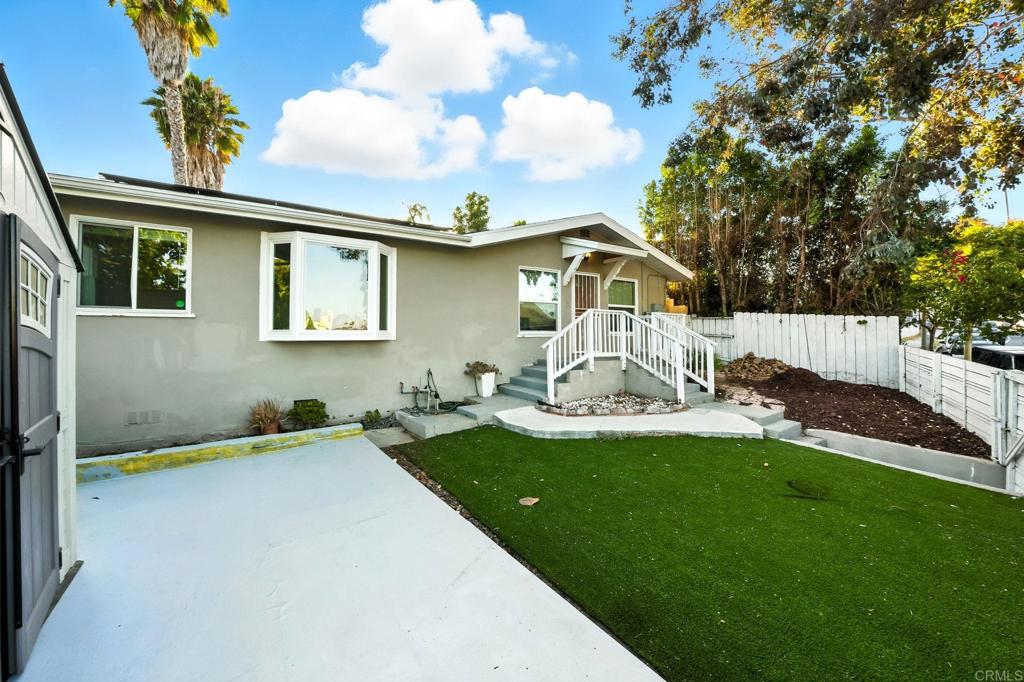 Property has approved plans for JR ADU, Permit ready! Conveys with Sale. Welcome to this beautifully updated 4-bedroom, 2-bath home nestled in the sought-after Fox Canyon neighborhood of City Heights, San Diego. This versatile property offers a perfect blend of comfort, functionality, and income potential with a detached 1-bedroom, 1-bath ADU—ideal for multigenerational living, a guest suite, or rental income. Property has solar. Inside the main home, you’ll find a light-filled open layout, modern finishes, and ample space for families or shared living. The kitchen flows seamlessly into the living and dining areas, making it perfect for entertaining. Enjoy privacy and flexibility with four well-sized bedrooms and two updated bathrooms. The detached ADU is thoughtfully designed with its own entrance, full bathroom, and kitchenette—an excellent bonus for extended family or passive income. Located just minutes from parks, schools, shops, and freeways, this centrally located gem provides easy access to all that San Diego has to offer. Whether you're looking for a smart investment or a place to call home, this Fox Canyon property checks all the boxes. Property also has approved plans for JR ADU, Permit ready! Conveys with Sale. Don’t miss this rare opportunity—schedule your tour today!