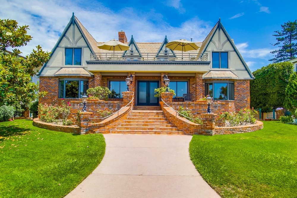 Spectacular Ocean Views! -80 feet of frontage on one of the most beautiful beaches in the world. Completely remodeled in the late 1980's and raised to create space for a partially subterranean basement w/ a game room and 3 BR's. Not historically designated, may be remodeled or start over. At this price the property is being offered at close to land value for an apx. 80x132 sf ft lot!! Neighborhoods: Coronado Village Equipment: Dryer,Garage Door Opener, Washer Other Fees: 0 Sewer: Sewer Connected Topography: LL