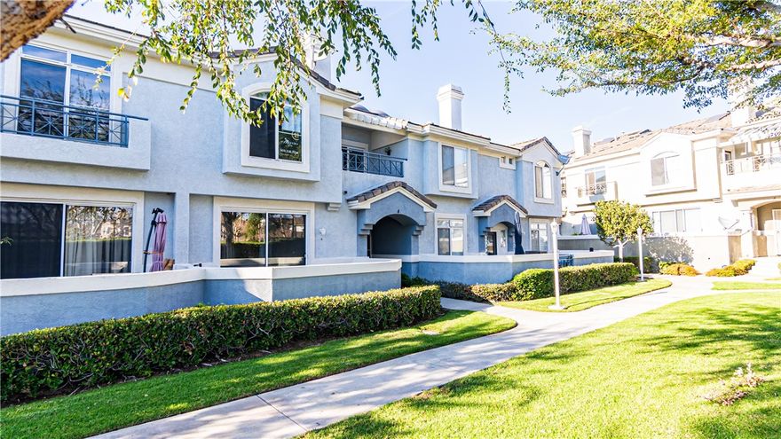 This First Edition Community Townhome is located in most desirable Corona Hills- Offers Formal Dining and Living Room with romantic Fireplace. Sliding door leading to the Patio area ideal for relaxation facing and nestled in a picturesque Green belt completely block Fenced and landscaped -Ideal for kids to play-3 Spacious Bedrooms- 2.5 Bathrooms - Master with Dual Sinks, Tub and Shower, also has it's own private Balcony- Other features of this blend of Elegance, Style and Comfort in the upgraded gourmet Kitchen with lovely white Cabinetry, Granite Counters, Stainless Steele appliances, Range/Oven, Microwave, Dishwasher, Refrigerator- Also included are the Washer/Dryer- Newly installed Skylight windows placed meticulously thru-out the home- Beautiful Wood flooring with Plush natural colored Carpeting in all bedrooms - Lots of storage and white Linen Cabinet at the upstairs hallway - Low HOA dues, close to Association Pool-Spa, walking distance to Shopping, close to both the 91 & 15 Freeways