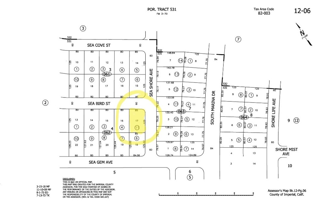 This parcel is located in the stunning community of Salton City in Imperial County, And with the High School just in near this land.