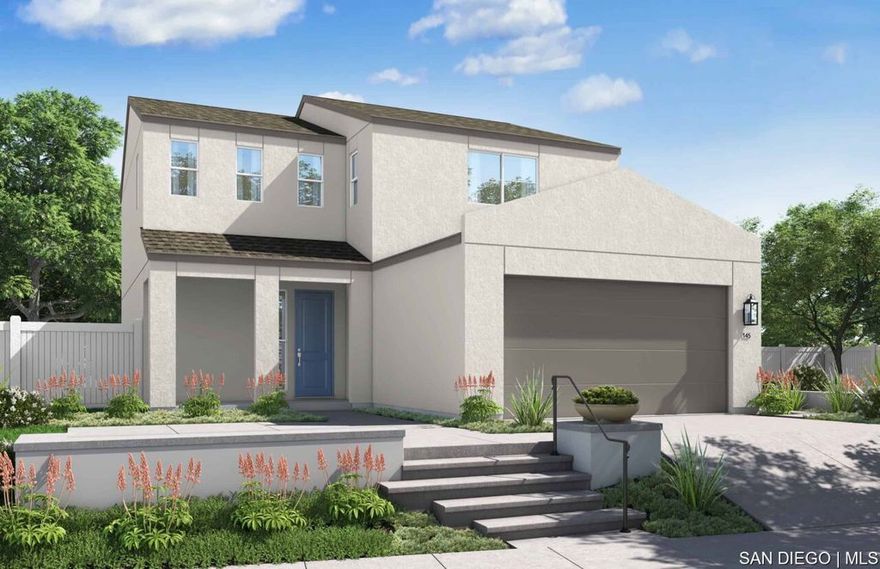 Experience elevated living in this beautifully designed 4-bedroom home, located in the Pomelo neighborhood within the master-planned community of Citro. This spacious residence features a gourmet kitchen with a large island and walk-in pantry perfect for both daily living and entertaining. Upstairs, the luxurious primary suite offers a spa-inspired bathroom for ultimate relaxation. Two additional bedrooms provide plenty of space for family or guests, while the optional flex space is ideal for a home office, playroom, or fitness room. Enjoy all the lifestyle benefits Citro has to offer in this exceptional home your opportunity awaits! Completion date December 2025