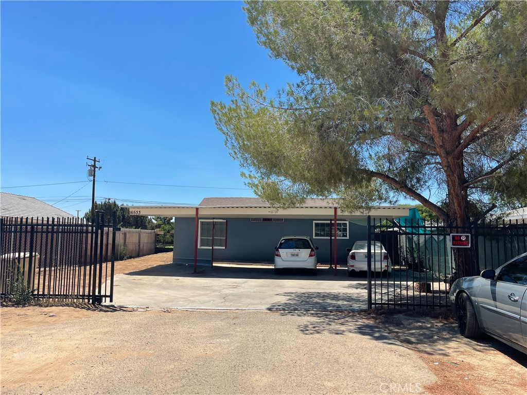 CHARMING TWO-UNITS PROPERTY!
Enjoy a unique investment property or multi-generational living opportunity at 16531-16533 Vine St in Hesperia. This versatile property features two separate buildings, each offering a thoughtfully designed 2-bedroom, 2-bath layout with a private master suite, spacious living room, and functional kitchen with a dining area, laundry space and a built-in pantry cabinet. Both units enjoy a evaporative cooling system, as well as access to a shared back patio. Unit 16533 also boast a little backyard. Recent upgrades include a major utility improvement-connection to the public sewer in July 2025 adding long term value and convenience. Units enjoy 2 covered assigned parking each. Whether you're seeking a rental income property, or a home with a rental unit, this property offers comfort, charm and a great location, close to shopping centers and freeway.
The current tenants are long term tenants that have maintained good standing.