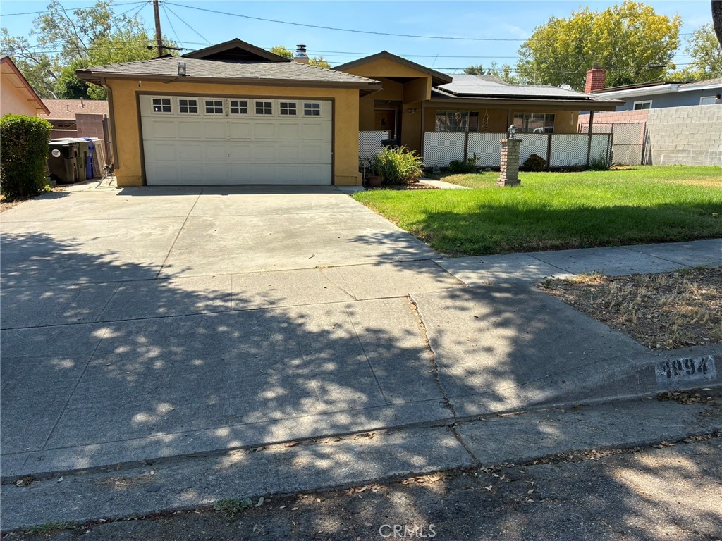 Beautiful North S.B. 4 Bedroom, 2 Bath Single Story with Bonus Office Room. Solar Paid!!! Sellers have NOT had an electric bill since 2018!!!!Semi new Flooring, New tile counters with Back Splash in kitchen, Fireplace in living room and Primary Bedroom. No popcorn ceilings, all redone with nice knock down finish. New Blinds thru out home. Low/NO maintenance Very Private backyard with nice shade patio and many fruit trees - tangerine, orange and grapefruit with new planters. Ceiling fans in two bedrooms other two bedrooms are wired and ready to go. Close to CSUSB. 210 and 215 Freeways READY TO MOVE IN!!!!!