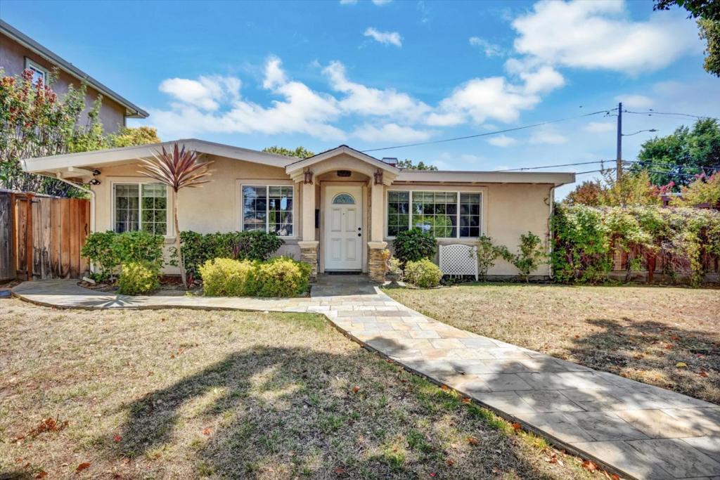 Welcome to a sun-drenched haven in the highly sought-after Rancho Rinconada neighborhood! This delightful 1,565 sq ft home is nestled on an expansive 7,344 sq ft lot, offering remarkable potential for outdoor living, expansion, or creating your private oasis; the possibilities are truly vast. The interior of this 4-bedroom, 2-bathroom Eichler residence is bathed in natural light, thanks to four strategically placed skylights, creating a bright and airy atmosphere throughout. Beyond the home itself, this property boasts an exceptional location within a top-rated Cupertino school district, renowned for its academic excellence and strong community support. Families will appreciate access to highly acclaimed schools, providing an outstanding educational foundation. Furthermore, its prime position offers unparalleled convenience, being just moments from leading high-tech companies, a vibrant array of diverse restaurants, and convenient markets. This is more than a home; it's an opportunity to embrace a truly desirable Silicon Valley lifestyle.
