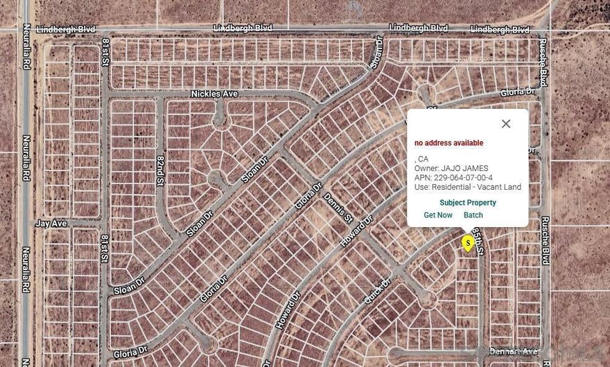 Great opportunity to own 6,969 Square feet vacant lot In California city. (Total of 5 available LOTS for sale each one is for $5,000 except one is for $10,000)