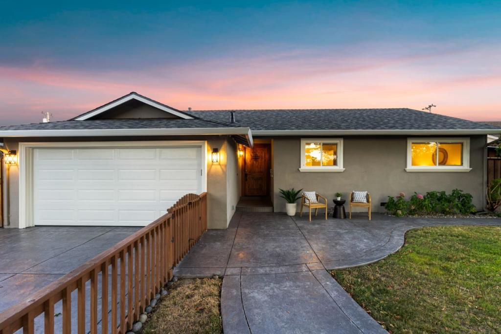 This one has the WOW factor and then some. Gorgeous single-story home in a dream-like, tree-lined Cambrian neighborhood that feels private, yet puts you just minutes from great schools, shopping, and your favorite weekend food spots. The heart of the home is the chefs kitchen, with a massive island wrapped in sleek white waterfall countertops where recipes turn into unforgettable meals. The open floor plan seamlessly connects the kitchen, dining, and living areas, making it easy to cook, dine, and relax in one inviting space. When you need a little more room to spread out, the enclosed patio offers a versatile retreat with its own split A/C unit - perfect for a rec room, home office, or private guest suite. Now, the backyard: truly an entertainers dream. It is in a league of its own. Stamped concrete, vibrant turf, and a collection of fruit trees make it both stunning and low-maintenance. Ambient lighting sets the mood as the sun goes down. Fire up the grill in your fully equipped outdoor kitchen, complete with storage cabinets, counter space, and sink. Then gather under the gazebo and around the fire-pit for long, cozy conversations beneath the stars. Every detail is dialed-in and ready to go. This is the kind of home that makes every day feel like a staycation. Dont miss it!