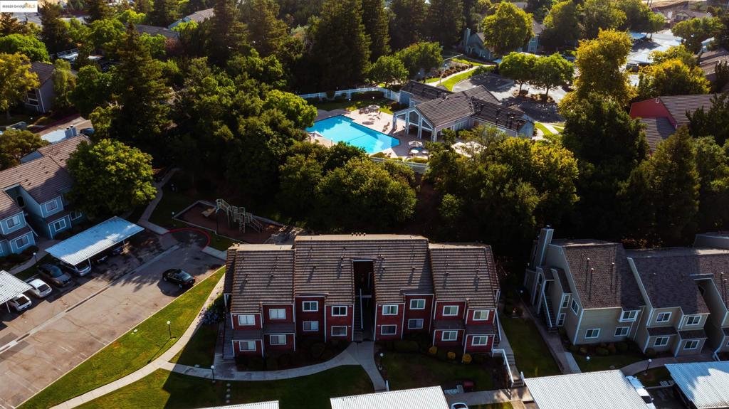 Gorgeous and completely updated Condo in highly sought after Hillcrest Vista!! This cozy 2-bedroom 2-bathroom lower unit has all the feels! Let's start with the beautiful LVP flooring throughout to match the perfect floor plan! Absolute stunning kitchen boasts white euro style cabinets with soft-close features, modern hardware and sparkling solid quartz countertops. All stainless-steel appliances with oversized tub sink. Ample size bedrooms offer plenty of space. Hall bath features shower/tub combo with sliding glass doors. Both bathrooms feature updated Kohler toilets, flooring, vanities, mirrors, cabinets and lighting. Very nice!! Your private patio offers peaceful views of mature redwood trees for that relaxing cup of morning coffee. Lots of little extras like the Ecobee wi-fi smart thermostat, new blinds, door hinges and doorknobs.... feels clean and fresh!! Location is superb! Close to restaurants, grocery, freeway and Bart. Take advantage of the pool on those hot summer days, play some tennis or just relax and enjoy the vibe......won't last long!