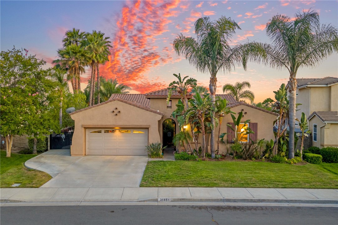 Welcome to this beautiful 3 bedroom + an office / 3 bathroom single story pool home with RV Parking and sitting on over a quarter acre! Pulling into the driveway you immediately appreciate the well maintained landscaping and trees! Walking through the front door you will find the large living room and an overall very open concept layout with your spacious dining room on the left. Moving into the kitchen you will find a huge kitchen island and tons of countertop space. The kitchen opens up to the family room making it the perfect area for family gatherings and having guests! The primary bedroom offers french doors that lead directly into your resort-like backyard. The master bath offers duel vanities, a walk-in-shower, and separate soaking tub. The master closet has more than enough room for both his & her clothes as well! Both guest bedrooms are very spacious, one of the guest bedrooms even having their own private bathroom to make it a full on-suite. This home also offers a huge office perfect for remote work or even a potential 4th bedroom! As you make your way into the backyard, you will find even more well-kept landscaping and beautiful greenery. This yard of course has the pool, spa, and even an outdoor shower. On top of this, there are no rear neighbors!! Schedule your tour today!