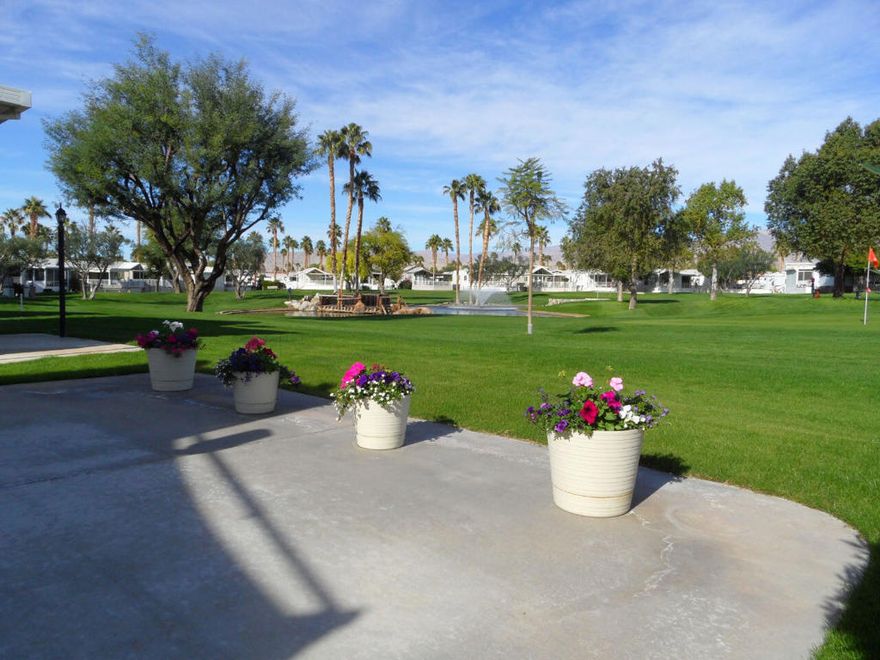 Not Often do Golf Course Lots come up for Sale in Rancho Casa Blanca! This wonderful lot located on the 12th Hole down by the green offers a shed, concrete pad for Motorhome's or Trailers up to 40+ feet.  Beautiful view of the Pond on the 11th,12th & 13th hole. Right across the street is the path to the Main Clubhouse 1, pool and spa, library, card rooms, billiards and exercise area. Don't miss your opportunity to own your own lot on Rancho Casa Blanca Golf Course.Rancho Casa Blanca (RCB) features a beautifully landscaped 80-acre property with 801 individual Park Model homes/or RV sites, Two large clubhouses that function as social hubs & 4 satellite buildings with laundry facilities, mailboxes, heated pools & relaxing spas. As an owner you will enjoy FREE GOLF on your 18-hole par 3 golf course, a 9-hole putting course, 2 practice chipping/putting greens, 6 heated pools/spas, 2 tennis courts, 8 pickle ball courts, shuffleboard courts, horseshoe pitch, fitness center & over 60 Clubs & Classes. This park has a limit of 270 day occupancy (not consecutive) out of 365 calendar year.
