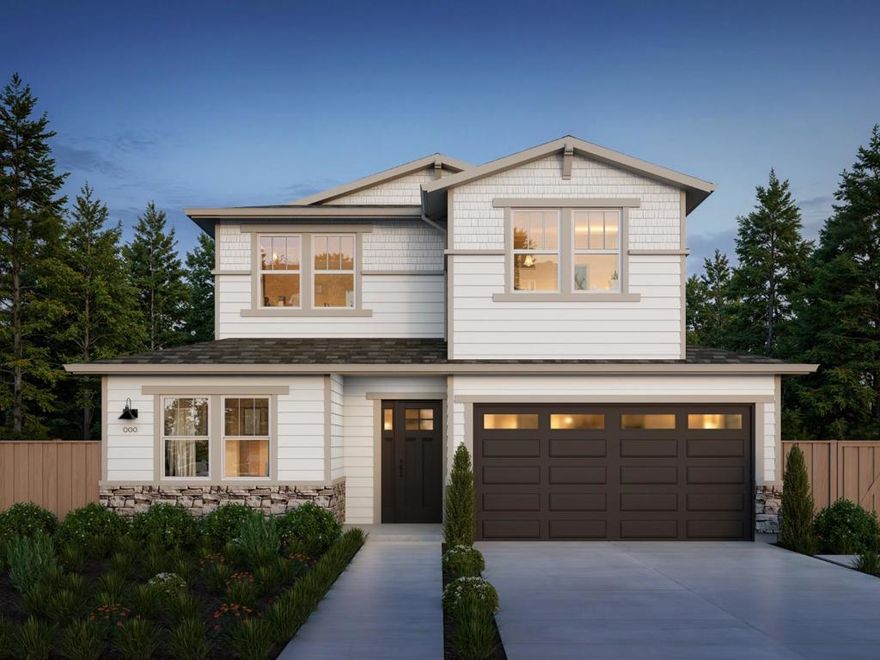 Unique opportunity to unlock the advantages of buying an in-progress home built by Thomas James Homes. When purchasing this home, you will benefit from preferred pricing, designed personalization, and more. Estimated home completion is Fall 2026.  Enter through the front porch, where you'll find an ADU with an en suite bathroom. The main floor includes a great room with fireplace and large doors that lead to the patio for indoor and outdoor livability. The gourmet kitchen is equipped with a walk-in pantry, convenient island bar seating and is open to the dining area. The second floor is host to a versatile loft, laundry room with sink, 2-secondary bedrooms, and a full bathroom. The grand suite is equipped with a walk-in closet and spa-like bath which features dual vanities, a free-standing soaking tub, and walk-in shower.  *Preliminary architecture shown is subject to change based on jurisdiction's design review process. Illustrative landscaping shown is generic and does not represent the landscaping proposed for this site. All imagery is representational and does not depict specific building, views or future architectural details.