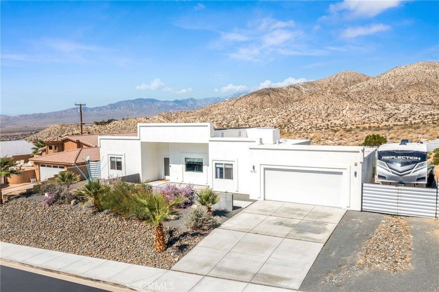 This newer custom built 4bd,3ba beauty is perched up on the highest and very desirable Northern area of the city, near the base of the San Bernardino/Little San Bernardino mountains. Whether you're looking for your primary home, a weekend or seasonal getaway or maybe rental investment, this might just be the one for you.

From the courtyard style front yard in-through the front door, you walk into this beautiful Open floor plan with high ceilings and a combination kitchen-Dining-Living/Family area, all perfect for daily family interactions as well as the enjoyment of any other type of gatherings.

 The split floor plan features two bedrooms on one side and two on the opposite side of the home, with the kitchen, dining and family room combination as the center of it all. 

All tile throughout, no carpet. Beautiful finished bathrooms, Custom closet organizers in two of the bedrooms, self closing kitchen and bathroom drawers.

Speakers on living room ceiling and patio, high ceilings, lots of natural light, a huge back yard and plenty of space for your RV, boat or work trailer/equipment.

The home also has solar panels on a purchase agreement(buyer to qualify and take over).

Imagine a very minimal or no electric payment at all? Seller will provide payment history for buyer's due diligence.