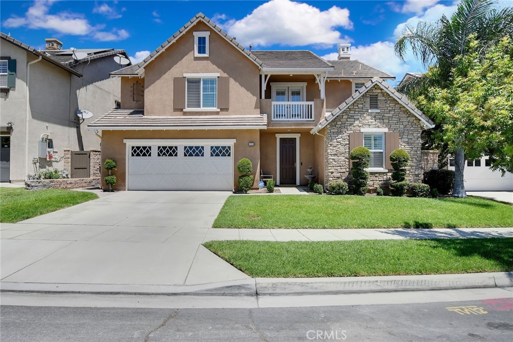 Welcome to 1315 Tyler Lane, A beautifully upgraded Upland home that offers a perfect blend of elegance, comfort, and functionality. This 5 bed, 4 bath home is located in the prestigious Colonies at San Antonio. This spacious residence features a fully remodeled kitchen with luxurious quartzite counter tops, KitchenAid double oven, Waterstone faucet, farmhouse sink, custom cabinetry, and a designer hood system. Natural light fills the home through stylish shutters, adding warmth and charm to every room. Enjoy an open layout with a downstairs bedroom and full bath, perfect for guests or a home office. The expansive primary suite offers a luxurious retreat with an ensuite bath and large walk-in closet. Upgraded flooring, recessed lighting, and a private back yard complete this move-in ready home. This home is perfect for multi-generational living or anyone seeking space to spread out. Located in a serene neighborhood with close proximity to parks, schools, and shopping, this property offers an exceptional lifestyle opportunity.