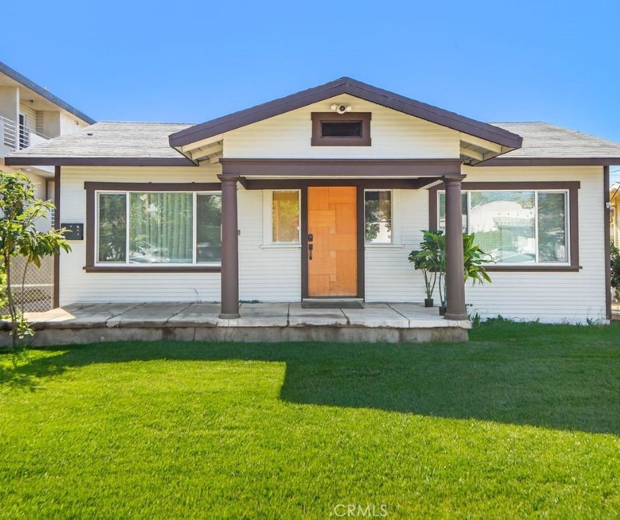 Welcome to 424 W Garfield Ave — a true gem in one of the most sought-after neighborhoods in Glendale! This stunning home has been completely reimagined, with the owner sparing absolutely no expense in creating a modern, elegant living space. From the moment you step inside, you’ll notice the meticulous attention to detail, featuring a brand-new kitchen with a spacious island, high-end cabinetry, designer finishes, and sleek new flooring. The upgrades continue with fully updated electrical, recessed lighting throughout, and an open-concept floor plan that seamlessly blends style and functionality. Sitting on a generous lot, the property also includes a detached garage that has perfect potential for an ADU. The huge lot size and R4 zoning allow for multiple ADU units and a lot more rental income potential. This home offers access to a vibrant community, top-rated schools, beautiful parks, shopping, dining, and more. Don’t miss this rare opportunity to own a turnkey property in the heart of Glendale