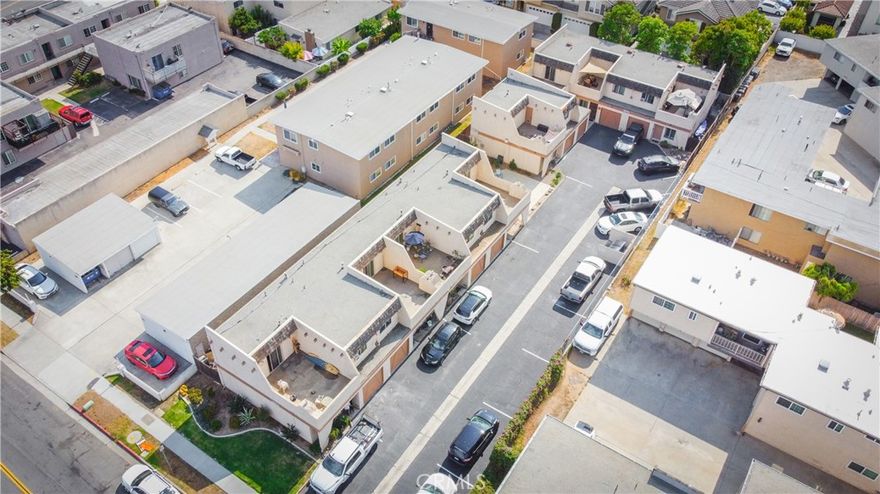 This complex contains eight units between two buildings on a 0.39-acre lot. Both buildings are four units each, all of which are two-bedroom, one and a half bath, with a spacious balcony deck.
This quaint eight-unit Spanish-style property is located on Garfield Ave. and Florida St., well within walking distance of Five Points Plaza, offering excellent shopping and dining access. The property is one street west of Beach Blvd., making it easily freeway accessible.
This large .39 acre lot is nestled in the prime city of Huntington Beach, minutes from the beach and downtown area. Home of the Huntington Beach Pacific Airshow, Annual US Open of Surfing, and the largest 4th of July parade west of the Mississippi River, this investment property is sure to attract.