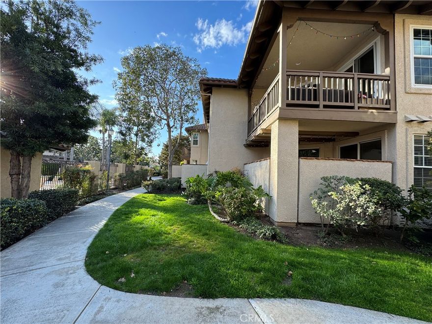 Welcome to your new home in beautiful Tustin Ranch! This bright and welcoming 3-bedroom, 2-bath condo offers over 1,150 sq. ft. of comfortable living space with an attached 2-car garage with direct access to the kitchen (easy to offload your groceries).

The open kitchen features stainless steel appliances (including refrigerator) and plenty of counter space perfect for everyday meals or weekend family gatherings. The spacious primary suite includes dual vanities, dual closets (one walk-in), and a large soaking tub/shower combo for a relaxing retreat.

Step out to your private patio, ideal for BBQs, afternoon tea, or simply enjoying time with loved ones. The community offers resort-style amenities including a sparkling pool, relaxing spa, and BBQ area great for family fun or entertaining friends. You'll also love the convenience of nearby parks, shops, and restaurants, all within walking distance.

Best of all, this home is part of an award-winning school district, making it a wonderful place for anyone with school-aged children! 

Call now to schedule a viewing of this beautiful home.