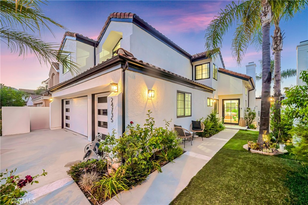 Calabasas Model Home w/ A Pool & A View! Location! Location! Location! This jaw dropping beauty is sure to impress the pickiest of guests! Located on a cul-de-sac in the exclusive, gated community of Calabasas Hills, this home is renovated to utter perfection. Surrounded by lush green landscaping, this home shines light, bright with a Tulum style vacation vibe like no other! The quality finishes include solid wood, wide plank floors, fresh paint inside and out, LED lighting, brand new windows and doors throughout, a brand new chef's kitchen with earth tone cabinetry, floating shelves, crisp white quartz countertops, new European appliances, a fantastic breakfast room overlooking the views, spacious family room adjacent to the quartz counter top breakfast bar, oversized formal living room / dining room. Also find a gorgeous new iron railing subtly complimenting the wood floors. Find 2 fireplace with custom Venetian Plaster coating. Featuring a total of 6 Bedrooms, there is space for a game room, gym, office +++. Upstairs find a resort style primary suite with 2 walk-in closets, designated sitting area and Calabasas Views. There are 2 walk-in closets and a tastefully remodeled en-suite. Outside, enjoy an amazing use of space... Sparking pool, spa, greenery, hotel style outdoor kitchen, lounge areas, bistro lights, and of course, more Calabasas Views... This one has a brand new HVAC, a designated laundry room and is located walking distance to Bay Laurel elementary school, the community park, Calabasas Farmer's Market, The Commons, The Calabasas Lake & More!!!