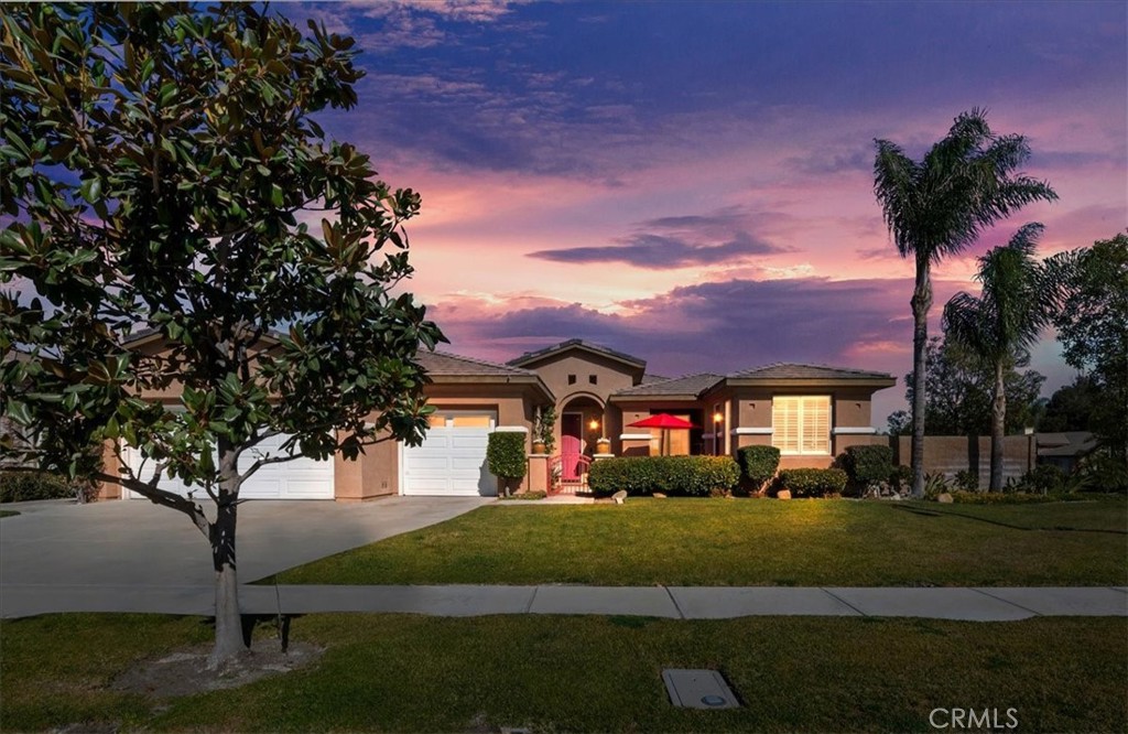 A fantastic oportunity to own one story home in Eagle Glen with casita! This home greets you with a gated brick inlayed courtyard , 2391 Sq/Ft of living space, which includes a casita with one bedroom and full bath. This home is beautiful and its turn-key ready for move in. Its situated on a large 9148 Sq/Ft corner lot, Nicely upgraded home with very spacious family room, fireplace, crown molding, plantation shutters, open to island kitchen, quartz counters, subway tile back splash, custom cabinetry with pull out drawers, KitchenAid stainless steel appliances, cook top stove, farm sink, breakfast counter and under cabinet accent lighting.. The home also has a formal dining and living room, laundry room, ceiling fans in all bedrooms, LED lighting, , mirrored wardrobe closet door and huge walk-in closet in master bedroom with built-ins. Nice rear yard for the family get togethers, lattice patio cover, built in BBQ island with refrigerator, fountain, gazebo, fruit trees and a 2 year old 5 ton AC. Eagle Glen is a golf course community with Wilson Elementary school only a few blocks away, close to great shopping, restaurants, theaters and property has low, low taxes and low HOA!! Original Owners, Come make this your home, seller's have had great memories in this home for 24 years, its time to pass the torch!!