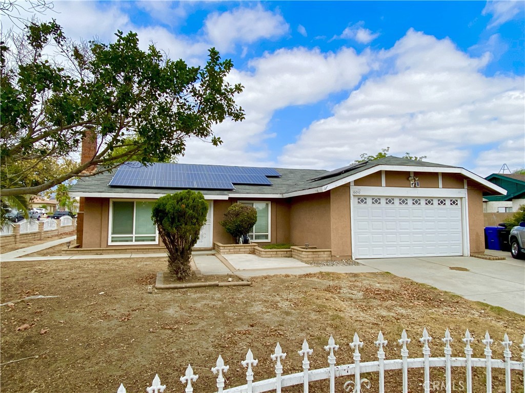 Come Home for the Holidays to Mountain Views & Lasting Comfort! Well-maintained single-story home featuring 3 bedrooms and 2 bathrooms on a spacious 7,200 sq foot lot. This home includes a 2-car garage with additional ample parking, and paid-off solar panels for energy efficiency. Kitchen features new Quartz countertops and Appliances are included. Relax under the covered patio and take in the serene San Bernardino Mountain views over your morning coffee. This Move-in Ready home is Close to hiking, biking, and mountain adventures. Easy access to major freeways (I-10, I-15, 210) connecting to Los Angeles, Orange County, and the Inland Empire. Your holiday gatherings just found a New Home. The only thing missing is You. Schedule your showing today and come make this Fontana home Yours!