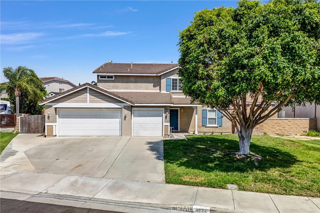 Turnkey Eastvale Home with RV Parking on an Oversized Lot!
Built by Lewis Homes in the desirable Cloverdale Farms neighborhood, this beautifully maintained four-bedroom, two-and-a-half bath home is perfectly situated near the end of a quiet cul-de-sac. Step inside to fresh paint, new laminate flooring, and a generous open floor plan featuring a large family room and a huge kitchen with abundant cabinetry.
Upstairs, you’ll find spacious bedrooms with ceiling fans and mirrored wardrobes, plus a versatile loft/bonus room, perfect for a game room, office, or play space. The main suite offers a walk-in closet, a separate shower, and a relaxing garden tub. Additional amenities: two hall closets provide ample storage, a laundry room downstairs, and a three-car garage with pull-down attic access.
The large covered backyard patio is ideal for entertaining and includes room for that extra car, boat or RV. Enjoy close proximity to Silverlakes, dog parks, community parks, top-rated schools, shopping, dining, and easy freeway access. All with a LOW TAX RATE!
Ready to move in, don’t miss it!