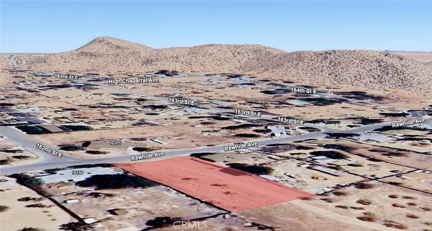 .5 acres zoned Residential Vacant Land ready for your vision. Land parcel identified by APN:3074-021-007. No situs address assigned by county; address shown is for MLS input only. GPS coordinates: 34.597719, -117.841690. Buyer to verify zoning, permitted uses, and utility availability.