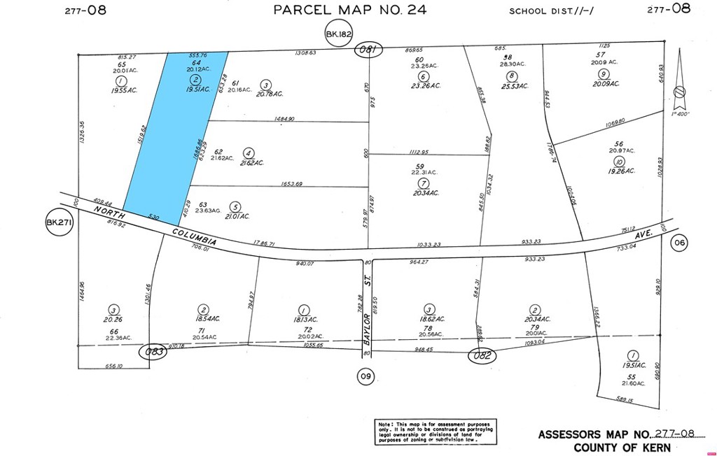 Discover the rare opportunity to own a sprawling 20-acre parcel in California City, a community originally envisioned to become one of California's largest master-planned cities. These expansive ranch lots are a direct result of the bold vision of Nat Mendelsohn, a 1950s developer who purchased over 80,000 acres in the Mojave Desert with dreams of building a city to rival Los Angeles. As part of that grand plan, these oversized parcels were engineered into the layout to offer buyers a unique blend of freedom, flexibility, and future
Zoned for rural and agricultural use, this 20-acre lot is ideal for those seeking privacy, off-grid living, equestrian activities, or long-term investment. The large size allows for potential uses including ranching, hobby farming, recreation, or simply enjoying wide-open desert views under clear starry skies. With limited development and vast open space, the area offers peace and seclusion, yet it's still accessible from key routes leading into California City proper.
While much of the original infrastructure in the outer parts of California City remains undeveloped, these large lots were designed with that in mind-
-allowing for septic systems, private wells, and solar energy solutions for self-sufficient living. With very few neighbors,
minimal light pollution, and endless potential, this is a perfect canvas for visionaries, land investors, or anyone seeking room to roam.
Whether you're looking to build your dream desert escape now or hold for the future, this 20-acre lot offers a unique slice of California's untapped promise.