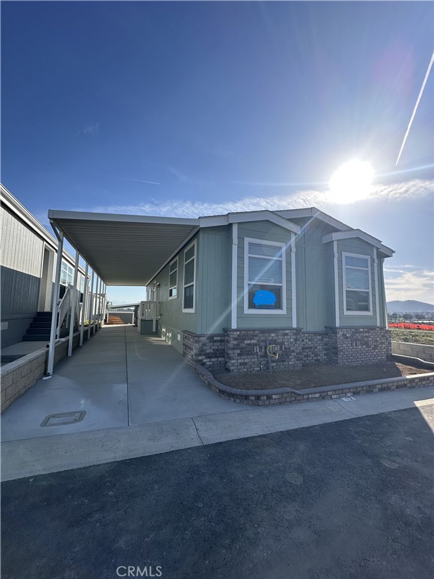 Brand New Home! Step into comfort and convenience with this charming 3-bedroom, 2-bath manufactured home. Nestled in a peaceful and welcoming community, this home offers the perfect combination of affordable living. From the spacious living areas to the well-appointed kitchen, every detail has been thoughtfully designed to make you feel right at home. Ready to move in and waiting for you to make it your own—schedule a showing today and see what makes this home special!

3444 Center Street Unit#12, Riverside, CA 92501