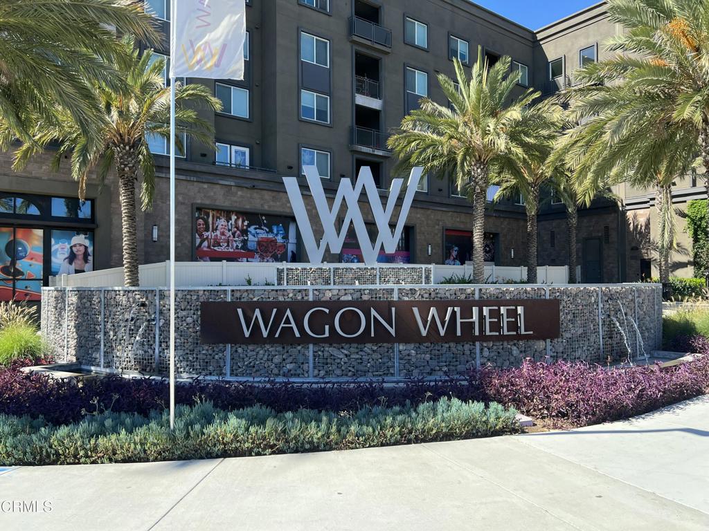 Welcome to this stunning Wagon Wheel, Oxford Flats! Convenient location with easy access to the 101 Freeway, California beaches, and the Collection. Take a stroll, ride your bike, or take a short drive to nearby shopping, restaurants, nightlife and entertainment. Easy and private RFID Key fob building access with convenient entry from the closed-off parking structure straight to the elevator. With an easy flowing, open floor plan, this home boasts high ceilings, three spacious bedrooms along with two baths, quartz countertops throughout, kitchen backsplash, single basin stainless steel sink, stainless steel appliances, and Shaker-style European cabinets that highlight a modern feel. The master bedroom has a double sink vanity, an extra-large walk-in closet, and a shower with updated tile for a lavish feel. An in-unit walk-in laundry room, tankless water heater, extra storage space in outside hallway next to unit, and 2 assigned parking spaces. Move-in ready.