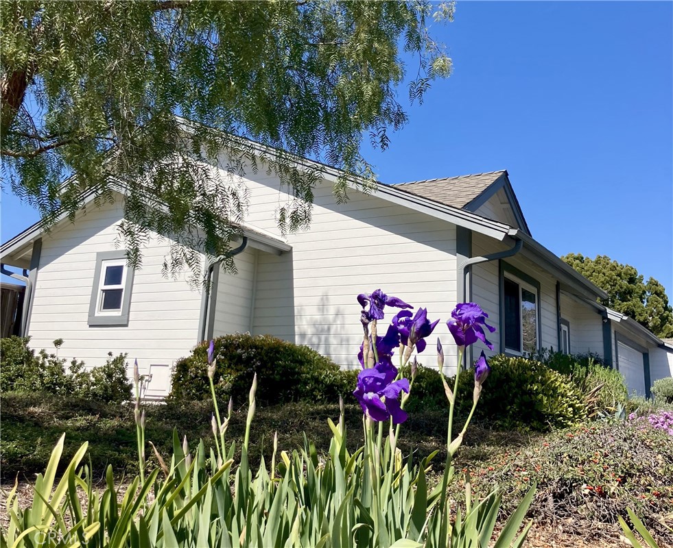 2 bedroom, 1 bath, single level condominium in a quiet neighborhood. Lease at $3900/month. Approximately 1004 sq ft inside with 900 sq ft outside back patio/yard. 2 car attached garage. Fully remodeled 4 years ago. Vinyl flooring throughout. Forced air conditioning and heating. Main bedroom with cathedral ceiling, ceiling fan, 2 closets including 1 large sliding mirror door and 1 smaller coat closet. Second bedroom with sliding glass door to patio and walk-in closet. 1 bathroom with quartz countertops, self-closing cabinets and drawers, double sinks, and 2 medicine cabinets. Separate toilet/bath/shower room. Open concept living room and dining area with cathedral ceiling, gas fireplace, and sliding door to patio. Entry coat closet and hallway linen cabinets. Kitchen with quartz countertops, self-closing cabinets and drawers, large single sink with disposal, stainless steel appliances including built-in microwave, dishwasher, gas stove and oven, and refrigerator with ice maker. Garage with epoxy floor and access doors to kitchen and back patio, 2 storage racks, washer and dryer, and water softener. Wrap-around back patio with drought tolerant landscaping and pergola. Motion sensor lights with solar lights for path to front door. Walking distance to shops, movie theater, library, and a variety of restaurants. Bike friendly area with paths designated to Goleta Beach, UCSB, and Santa Barbara. Mountain view from front area. Street parking and 2 spaces by dead end of next door units. Unit comes furnished: main bedroom has queen bed and frame with dust mite cover, nightstand, lamp, dresser, and desk with chair. Second bedroom has full bed and frame with dust mite cover, nightstand, lamp, dresser, and desk with chair. Living room has 2 couches, rug, 2 end tables with lamps, table with 40 in TV. Dining has round glass table with 4 chairs. Patio includes patio set under pergola with 4 chairs, rocking patio chair, hose reel, and 2 lounge chairs by second bedroom slider. Rent includes trash service, monthly landscape maintenance, and WiFi with access to security cameras outside. Tenant responsible for water, gas, and electric. No pets. Security deposit is 1 month’s rent.