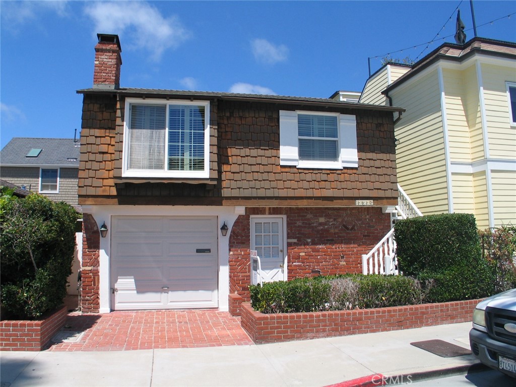 This is a Special Balboa beach house from the 40’s. This is a furnished home with unique features. It is a one bedroom upper unit with a full bath, living and dining area and full kitchen. Here is the unique part. There are two bedrooms downstairs that you need to go outside to the rear of the house or the front to access. Between the bedrooms is a half bath and in the back patio is a shower room, the old balboa beach shower. There is a large private patio in the rear and covered dining area that will not disappoint. Small one car garage with a washer and dryer provided. This would be available for the winter till June or can be leased for a yearly term.