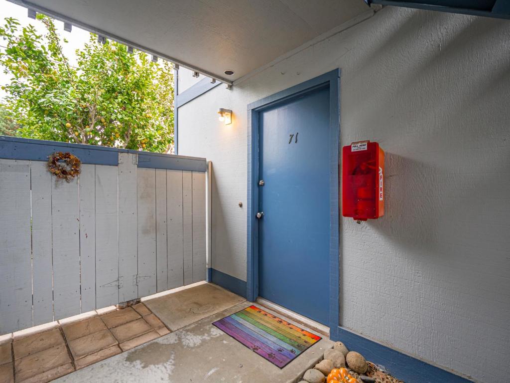 Welcome to this ground level 1 bedroom, 1 bath home which offers the ideal coastal lifestyle whether as a full-time residence or a weekend getaway. Relax on the large patio with a lemon tree. Upgrades include LVP flooring and brand new paint! The HOA covers water (including hot water so no water heater needed!) and garbage. Two pools, a jacuzzi (including a lap pool), and on-site laundry facilities. Walk or bike to Capitola Village, the beach, local shops, restaurants and everyday amenities including Trader Joes, Whole Foods and New Leaf. Easy access to the freeway for a quick commute. Additional highlights include one dedicated carport.