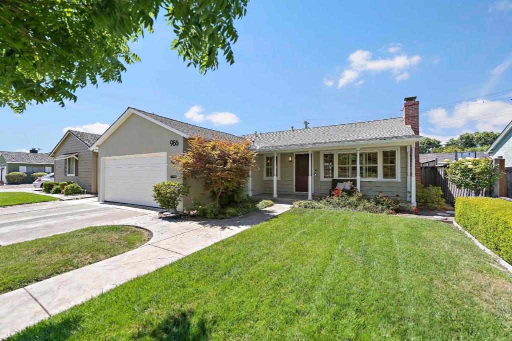 Super charming home located in the heart of Silicon Valley! This home boasts stunning curb appeal and a front porch perfect for morning coffee or evening relaxation. Step into a bright and airy open-concept layout featuring an updated kitchen and bathroom, hardwood floors throughout, and modern upgrades including, plumbing, electrical, HVAC and finished garage space with epoxy floors. The spacious, park-like backyard is an entertainer's dream ideal for hosting gatherings or simply unwinding in your own private retreat. A standout feature is the detached, multi-purpose ADU that offers incredible flexibility ~ use it as a game room, home office, den, or creative studio. Situated in a prime location with easy access to commuter routes, schools (Haman Elementary), shopping, local parks and High-Tech Companies (Intel, Nvidia, AMD and Applies Material). Santa Clara residents enjoy some of the lowest utility rates in the Bay Area! Don't miss your chance to own this move-in-ready gem!