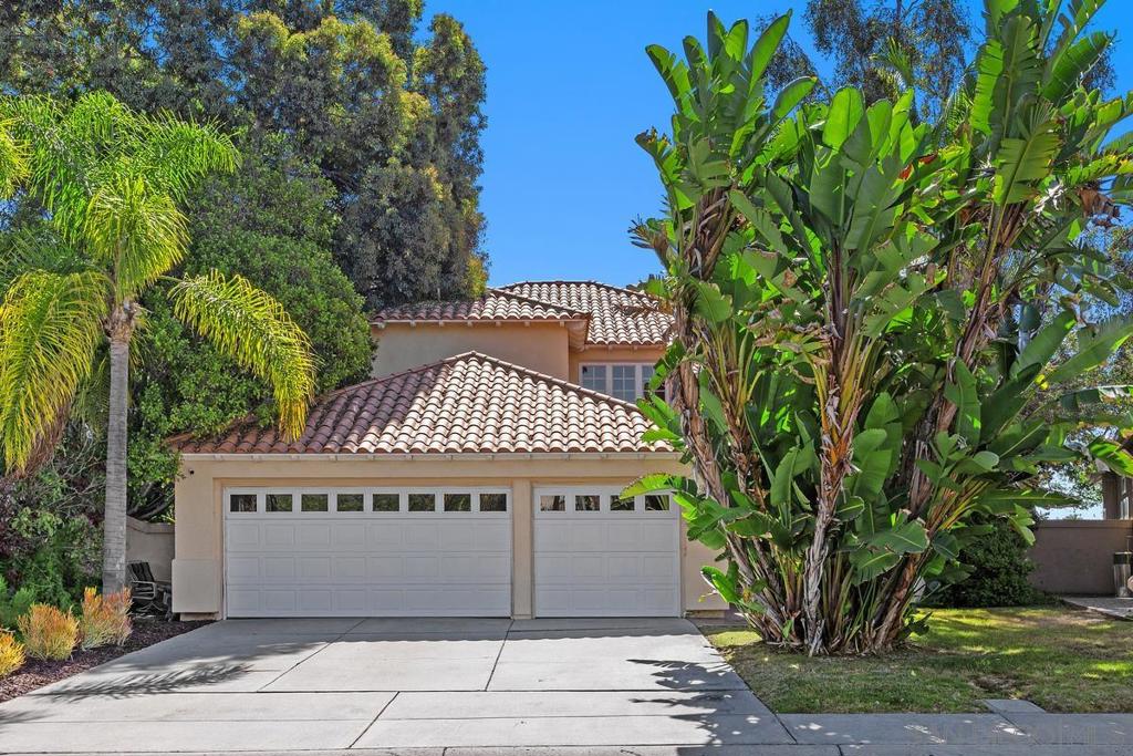 Welcome to this beautifully upgraded and meticulously maintained home in the heart of Scripps Ranch. One of the largest lots in Scripps Ranch at over 13,000 square feet!! Near parks, shops, hiking trails, easy freeway access, and an elite school district. Offering luxury, functionality, and timeless design, this property is a true standout. Step outside to your private oasis featuring a professionally designed Olympic lap pool, custom Saltillo tile patios, multiple seating areas, and plenty of room to relax and spread out. Six outdoor seating areas, all accessed by custom French doors. Custom built full sized attic above the garage, and custom cabinets and shelves throughout the garage. Hugely desirable corner lot with AMPLE room for ADU/development! No neighbors on 3 sides, a secluded hillside canyon at rear of property + wooded hillside perfect for development. Features real hardwood floors, new Berber carpets, custom French doors, custom bookshelves, and double paned windows. The kitchen is a chef's dream with all new appliances and refaced cabinetry. The home features a camera-based security system with phone integration, upgraded HVAC, new water heater, and variable speed pool motor for efficiency. More upgrades include new garage doors, painted garage floor, new screens, new pool cover roller, custom underground drainage systems, and more. Truly move-in ready, this home combines style, smart upgrades, unmatched outdoor living, and development potential that is unheard of in Scripps Ranch. Don't miss the opportunity to make this property your forever home!