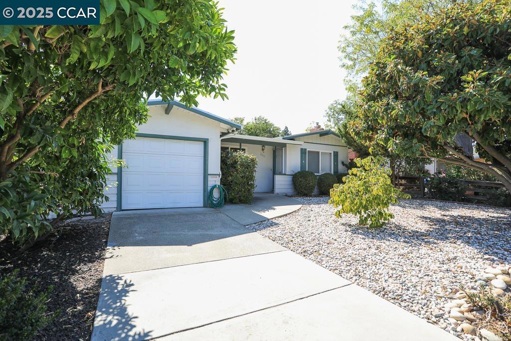 Discover the perfect blend of comfort, convenience, and versatility in this Walnut Creek home with an attached ADU, ideal for friends, guests, or rental income. Inside, you'll find hardwood floors, newer appliances, and a recently updated roof and fascia. The private backyard offers a peaceful retreat, perfect for relaxing or entertaining. There are also plentiful fruit trees all around the property. Located just a short walk to the elementary school, this home also offers quick access to the freeway for an easy commute. Parks, shopping, dining, and other everyday amenities are all close by, making this property a rare find in a sought-after location.