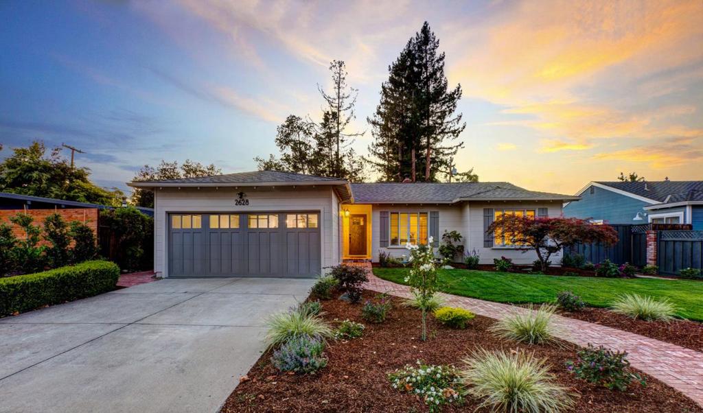 Absolutely STUNNING 4 bed, 2 bath home in the heart of Woodside Plaza. This property has been meticulously remodeled to suit even the pickiest buyers. The kitchen features new quartzite countertops, brand new stainless steel appliances, new fixtures, and luxurious gold hardware. The original hardwood flooring has been professionally refinished throughout. When you walk through the front door you will be greeted by floor to ceiling bay windows and a view of the beautifully new landscaped backyard. Both bathrooms have been remodeled as well. The primary bath features an oversized walk in shower while the hall bathroom has a brand new tub, tile, and fixtures. The primary bedroom is a sight to behold. Massive and tucked in the back of the home with a door leading to the backyard. It is so cozy with brand new premium carpet, you won't want to leave! The garage has a new door and the floor was just epoxied. There is built in cabinets for all of your storage needs. Awesome location close to restaurants, shopping, highway 280, 101, and El Camino. Don't miss this one!
