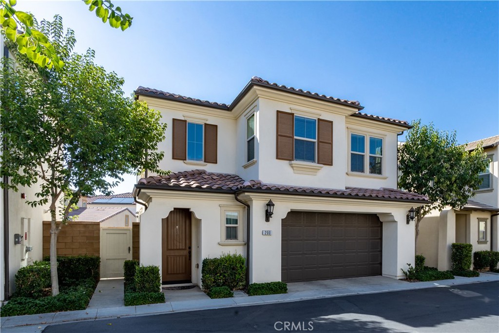 Welcome to this beautiful 3 Bed 2.5 Bath home located in most desirable neighborhood in Portola Springs. Cathedral ceilings at the entry provides ample of natural light leads you into the contemporary design living room. Bright, airy main level transitions seamlessly from living room to gourmet kitchen, which boasts large granite center island, back splash, stainless steel appliances and plenty of cabinetry. Easy maintain tile flooring throughout the first floor. A private back yard off the living room offers large open space for entertaining. Three bedrooms and a tech-desk space are upstairs that offer plenty of useful space. Indulge yourself in the over-sized master bedroom with sparkling en-suite bathroom featuring dual vanities, soaking tub and walk-in shower. Two spacious secondary bedrooms share a full bath that complete the second floor. Other features include: separate laundry room, paid solar system, faster speed Google fiber and plush carpet throughout the second floor. Resort like community offers 6 pools with cabanas, spas, clubhouse, parks, playgrounds, basketball and tennis courts, picnic areas and more. Award winning schools are within walking distance. Close to OC Great Park , Woodbury Town center, Irvine Spectrum, and Freeways. A must see home!