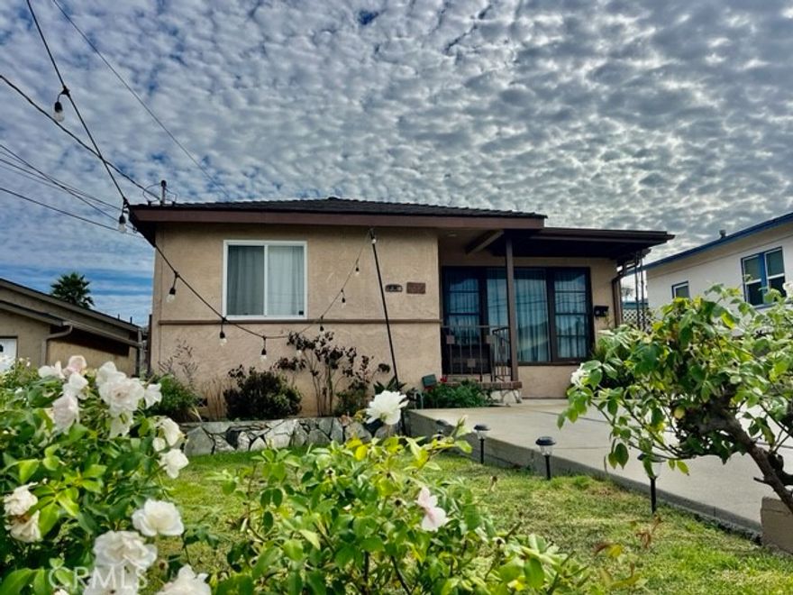 PRIME VISTA DEL ORO NEIGHBORHOOD!!!  TWO large homes, very private, no common walls. Both homes have 3 bedrooms and 2 bathrooms.  The front house is very charming with built in cabinets, upgraded kitchen and floors, and a large picture window in the living room overlooking the front yard with a border of white roses surrounding the lawn. The larger upstairs home is vacant and ready for a new owner or tenant. This home has a private, seperate entrance.  Light and bright with lots of windows and a balcony off of the living room overlooking the city.  Large, open concept kitchen and dining room.  There's a seperate bonus room of approx 300 sq ft with a seperate entrance and full kitchen with tiled floors and bathroom in addition to the two houses. Also lots of parking and a covered carport which can also be transformed into an indoor/outdoor living area.  The backyard has a small garden area, a fruit bearing lemon tree and a place for lounge chairs and a bbq.  This is San Pedro Coastal Living with INCOME!!!! Walking distance to Cabrillo Beach and Cabrillo Marina, coastal hiking, nature reserves, and the new West Harbor entertainment area.  Gorgeous coastal weather, come breath the salt air!!!
