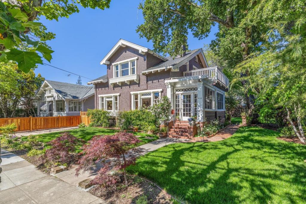 #1 LOCATION, TWO BLOCKS TO DOWNTOWN! Significant recent upgrades make this classic SHINE! Just completed, totally refreshed light-filled interiors highlighted by a commanding Great Room that basks in western light and rich detail. *Re-furbished gum wood detailing in Maybeck Style *Heart-warming screened-in porch entry a page out of Nantucket *Two new remodeled baths *New landscaping on a large 100% usable lot *9 ft+ ceilings *Updated kitchen *All Refinished floors *Family Room opens to yard *Top floor Master Suite with a magical sun deck within the trees *Awesome expansion potential nestled within a pastoral garden and 75 foot lot width! *Detached 2-car *New Craftsman privacy fencing and artisan gate, designer palette, secret basement for your fine wine vintages! Walk to downtown Burlingame in 5 minutes, 10 minutes to elite schools of Nueva, Crystal Springs Uplands and 10/10 Burlingame High! 10 minutes to SFO International...the world at your doorstep