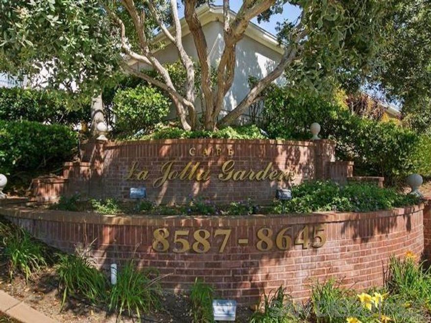 Privately tucked away in Cape La Jolla Gardens! This spacious 1,680 sq. ft. townhome offers the privacy of having no neighbors above or below. Enjoy an updated kitchen with stainless steel appliances, hard-surface flooring throughout, newer full-size laundry, and modern fixtures. The home features two generous bedrooms and 2.5 baths, including a primary suite with a soaking tub and separate shower. Step outside to a freshly landscaped private patio, perfect for relaxing or entertaining. A detached 2-car garage offers additional convenience, complete with an extra-large storage room. Community amenities include a pool, spa, and gym. Ideally located near the UCSD Shuttle, Shiley Eye Institute, VA, Scripps, UCSD hospitals, the red line trolley, shops, restaurants, Trader Joe’s, Whole Foods, and more.