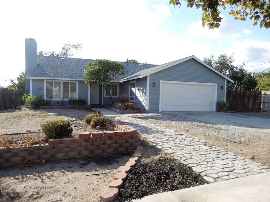 *** M U S T *** S E E *** T U R N *** K E Y ***  R V *** PARKING *** Beautiful SINGLE STORY 4 Bedroom 2 Bath home. Completely remodeled inside and out. NEW Roof, ALL NEW Kitchen including NEW CABINETS with soft closing doors, NEW Quartz Counter Tops, NEW Stainless Steel Whirlpool  APPLIANCES, all NEW water proof vinyl flooring thru out, NEW CARPET in bedrooms NEW interior & Exterior Paint, large living room with wood burning fireplace. All on a large flat with RV parking. NO HOA and NO MELLO ROOS.