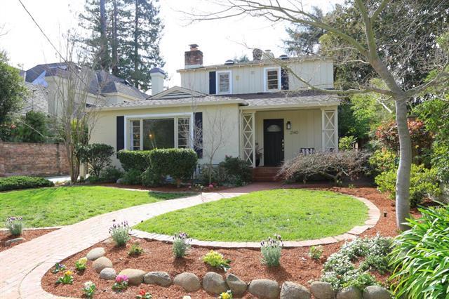 Prime interior Old Palo Alto location. One of Old Palo Alto's most sought-after blocks. Roughly 2,477 sqft, 4 bed 4 bath home on an oversized 10,000 sqft lot. Separate guest house with 2 bed and 1 bath. Detached 2 car garage. Top-rated Palo Alto schools. An incredible opportunity to live in now or build new in this highly sought-after location.