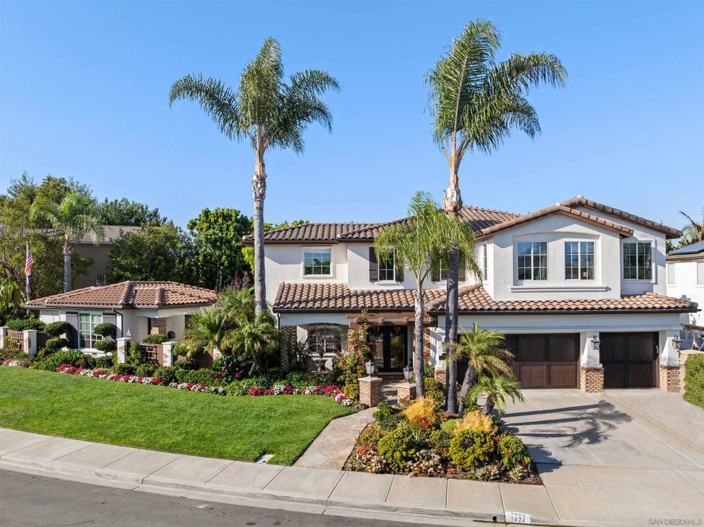 * COASTAL COMFORT MEETS DESIGNER ELEGANCE IN THE HEART OF CARLSBAD* Step into a world where style, space, and serenity meet. Nestled in one of Carlsbad's most sought-neighborhoods, this exquisite 5-bedroom, 5-bathroom home is the perfect blend of sophistication and warmth. Our beautiful residence is tailored for both grand entertaining and intimate everyday living. UNBELIEVABLE ADU ! Can be office or second unit. Everything permitted. The Dreamy white kitchen bathed in natural light features countertops, a spacious center island perfect for gatherings. Whether you're prepping a quiet breakfast or entertaining a crowd, this kitchen is more than functional- it's a statement. Located within walking distance to award winning schools, this home is not just a place to live, it's a place to thrive. With Carlsbad's beaches, shops and dining just minutes away, you'll enjoy the best of coastal living with all the comforts of an exceptional home. Rentals in this neighborhood go fast- and this one is a rare find! 4205 Sq Ft Main House 3715 sq ft +/- Casita 490 +/- 5 Bedrooms, four bathrooms in Main House, Casita has full Bathroom and kitchenette For those who are familiar with a Plan 4 here in the trails, This home has a larger living room, The added loft above has added sq ft as well over the added living room, An added bathroom over the dining room with storage room .The dining room has a bay window area creating added space around the dining table, The bedroom above the garage was enlarged 9’ to the east and 2 ½’ to the west making it a very generous sized room. Each bathroom has been remodel within the last 5 years. The master is scheduled to receive new countertops, new sinks and faucets, new tile in the shower and tub surround tile with a new tub filler and new frameless glass enclosure to finish a full update to the home. ( Put a bid in and choose your finishes!) Roof was “ lifted and reset” with all new tar paper for a new 40 year roof a year ago at a cost of $28,500. ( The trails and the Ranch, the builder stretched their profits by putting one layer of thin tar paper. All of the roofs in the neigborhood have exceeded their usefull life though few have replaced them.) In 2018, 48 solar panels were installed with two inverters capable of receiving batteries and are owned. Since May of 2018 we have saved 70,000 in electrical bills we have not had to pay. Our current system and plan with SDGE goes until 2038. It is projected that there will be an additional 130,000 dollars of free electricity with the current system and plan. Carpet is all less than 3 years old. All cabinetry was refinished in the last year. The home is a SMART home with automated lighting, Thermostats, Garage doors, Side parking gates, Front door lock and casita lock, Yard sound system, Casita sound system, Front door video. Custom garage cabinetry and work bench, storage, lighting, Sparta flex floor coating for ease of maintenance and cleaning. Lots of storage with storage closets on the side of the casita ( could enlarge casita kitchenette deleting the storage closets), Storage closet on side of house as well as a custom storage shed by side parking area as well attic storage with access ladder in master. There is a storage accessed through the back wall of the loft bathroom. Thanks for your interest. According to owner.