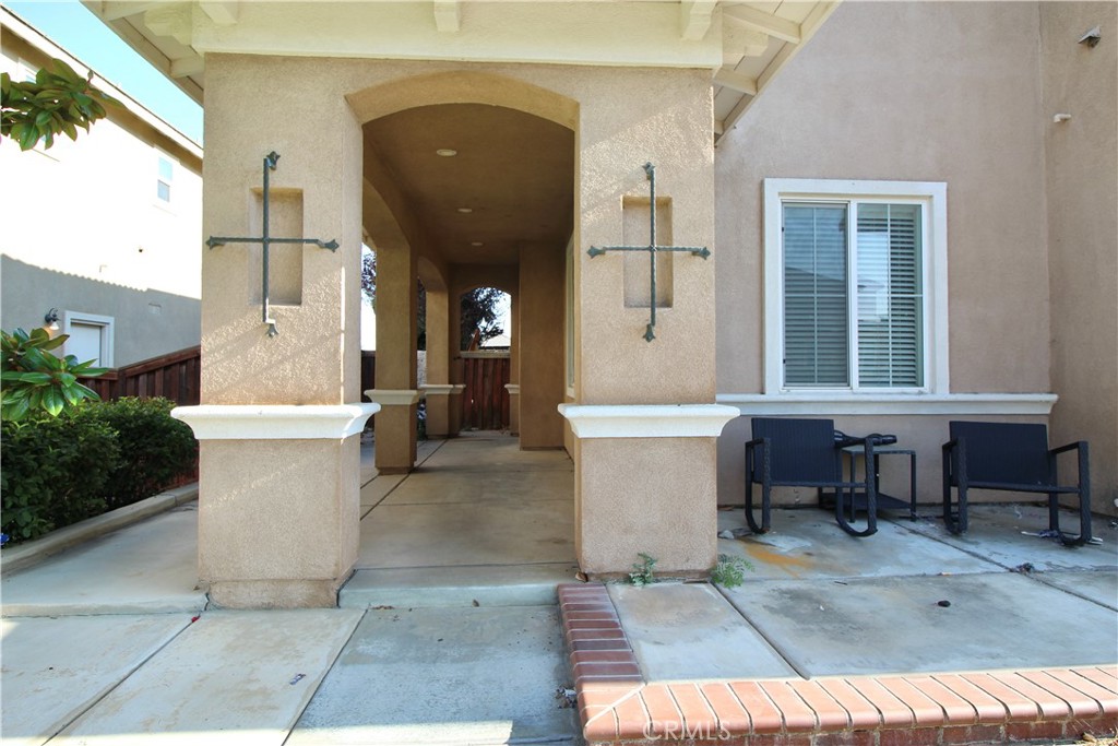 Charming 5-bedroom, 3 1/2 bathroom single family home in Beaumont. No HOA fully owned solar, and a private saltwater pool and spa. Step inside to find a spacious, open-concept layout filled with natural light. The kitchen opens to the living room and has ample cabinet space, making it ideal for both entertaining and everyday living. Downstairs bedroom, dining room and office with a guest bathroom. Upstairs has an open loft with 3 more bedrooms and the primary suite. Located in a quiet neighborhood walking distance to the park, with easy access to the 10 & 60 freeways, shopping, dining, schools and more.