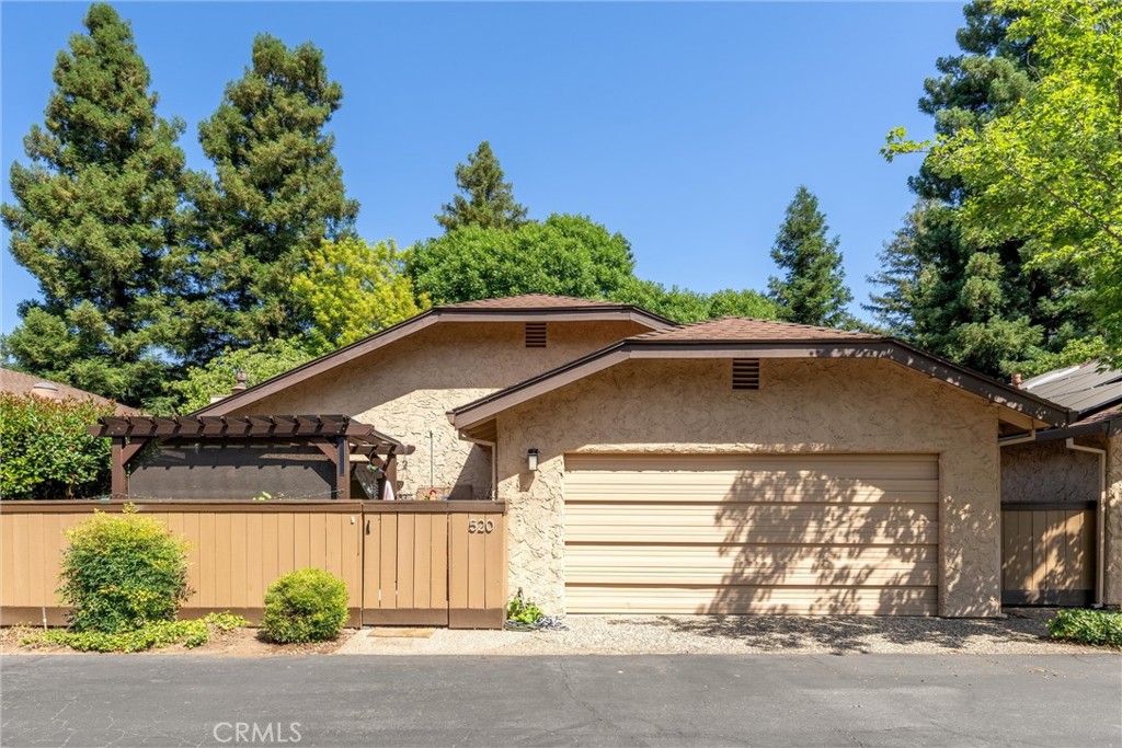 Welcome to 520 Wilshire Ct, a charming single-level home nestled in the peaceful Woodcrest community. This 2-bedroom, 2-bathroom gem WITH Leased SOLAR offers 1,225 sq ft of comfortable living space and three serene, shady patios surrounded by lush greenery, blooming flowers, and a soothing fountain—perfect for your morning coffee or relaxing evenings
Step inside to a bright living room with a large window, 2 solar tube, a cozy gas fireplace, and direct access to the patios. The spacious primary bedroom features a sliding glass door to a private patio and an updated en-suite bathroom with a walk-in shower, large vanity, and modern fixtures. Both bathrooms have been tastefully remodeled with custom tile, new flooring, and upgraded tubs and showers.
The kitchen boasts freshly painted cabinets, stylish new knobs, travertine flooring, a new window, and a custom sliding glass door with a built-in pet opening. A brand-new door leads from the kitchen to the attached 2-car garage for added convenience.
Enjoy the community pool on hot summer days and let the HOA handle the details—including exterior maintenance, structure insurance, water, sewer, fencing, landscaping, and pool upkeep.
This beautifully maintained home offers privacy, comfort, and low-maintenance living in a highly desirable neighborhood.