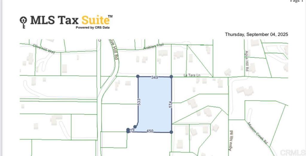 PRIME LOCATION!!! Beautiful 4.7-acre lot located in the heart of Fallbrook's desirable Olive Hill Road. This property offers easy accessibility and the perfect canvas for your dream home or investment project. With its mostly level terrain and street frontage, the possibilities for development are endless. Seller will guarantee installation of road, septic approval, runoff requirements and utilities once escrow is closed. Property will have a new road with cut-de-sac, utilities and fire hydrant. *Up to 10 acres available for purchase which includes two existing homes. See MLS listing: NDP2502231 for adjacent parcel available. Don't miss this rare opportunity to own a piece of Fallbrook's finest land.
