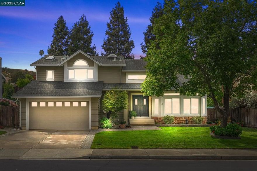 Welcome to this stunning 4-bedroom, 2.5-bath home nestled in the highly desirable Pine Hollow Estates—where elegance, comfort, & location come together seamlessly. Step inside to a bright and airy living room featuring soaring vaulted ceilings, abundant natural light, and beautifully updated flooring that flows throughout the main level. The spacious floor plan offers both formal and casual living spaces, ideal for entertaining or relaxing with family. Upstairs, you’ll find four well-appointed bedrooms designed for comfort and privacy. The primary suite offers a peaceful retreat, complete with an ensuite bath & ample closet space. Outside, mature redwood trees create a serene & private backyard oasis—perfect for outdoor dining or simply unwinding under the canopy of nature. Situated near the Clayton border at the base of picturesque Mt. Diablo, this home provides the tranquility of suburban living with convenient access to Walnut Creek, shopping, dining, & outdoor recreation. Desirable schools are nearby, including Clayton Valley Charter & Northgate option (buyer to verify).  Don’t miss your chance to own a beautifully maintained home in one of the area’s most coveted neighborhoods—where every detail reflects pride of ownership & the lifestyle you’ve been searching for w/ NO HOA!