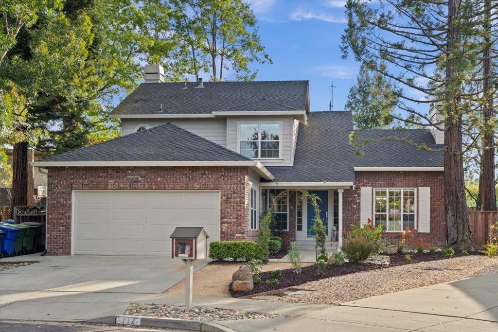 Traditional style home located on a quiet cul-de-sac & situated on a huge lot. The remodeled gourmet chefs kitchen boasts glazed cabinets, S/S appliances, granite counters, breakfast bar & informal eating area. Kitchen/family room combination with a gas FP. Large formal living & dining rooms with a cathedral ceiling plus a marble faced gas fireplace. One bed with a built-in Murphy bed & one fully remodeled bath on the 1st level. Inside laundry with a wash basin, built-in cabinetry & gas or electric dryer. On the 2nd floor, you will find a spacious primary suite with a cathedral ceiling, completely remodeled bathroom with stone floors & quartz counters. Large walk-in closet with built-in shelving & mirrored closet doors. 2 other bedrooms & remodeled bathroom on the 2nd floor. New carpeting and fresh interior/exterior paint. Beautiful wood floors on the 1st level. New lighting & hardware throughout. Double pane windows & sliders. Skylight. Central forced multi-zoned heating/air-conditioning. Huge lot with a spacious deck for al-fresco dining, built-in benches, ceiling fan, 2nd patio with an exterior water feature, fruit trees, pebble walkways, river rock stream & mature landscaping. Close to LG Creek Trail. Blossom Hill Elementary, Raymond J Fisher Middle, Los Gatos High School.