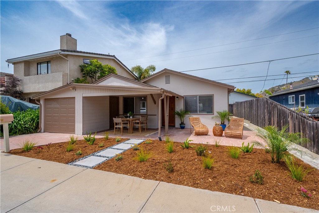 Just one block from the Pacific Ocean, 214 Placentia Avenue is a beautifully renovated coastal retreat located in the heart of Shell Beach. This single-level home has been thoughtfully updated throughout, offering easy, low-maintenance living in one of the most desirable beach communities on the Central Coast. The interior features well-defined living spaces with an upgraded kitchen and modern finishes. Both bedrooms are generously sized, and the bathroom has been tastefully remodeled with timeless style. The finished laundry area provides additional storage for your beach gear and offers potential to be converted into extra living space. Situated in an established neighborhood, the home is just minutes from Dinosaur Caves Park, Eldwayen Ocean Park, and the Shell Beach stairway beach access. Popular local dining and shopping options, including Zorro’s Café, Shell Beach Brewhouse, DePalo & Sons Market, and Papi’s Grill, are also nearby. Scenic coastal trails offer perfect opportunities for morning walks or sunset strolls. Whether you are looking to relocate, downsize, or own a Central Coast getaway, this move-in ready home offers the perfect blend of location, comfort, and beach lifestyle. Enjoy the cool ocean air, stunning sunsets, and a walkable neighborhood. Schedule your private tour today and discover why Shell Beach remains one of California’s most cherished coastal towns.